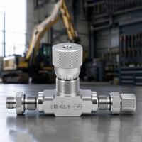 Industrial Hydraulic Rate Control Valve Threaded Inline Rate Control Valve Manual Hardware Compact for Machinery Technicians