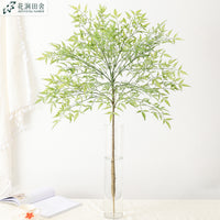 仿真植物软胶南天竹天葵竹 新中式家居装饰 工程造景橱窗展示绿植