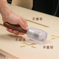 Polycarbonate Hammer with Cushioning, No Marks, for Woodworking and Furniture Assembly
