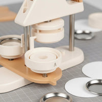 Badge Making Machine Easy to Use Button Badge Press DIY Kit for Classroom, Kids