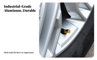 Aluminum Alloy Valve Stem Cap Easy to Install Tire Valve Stem Cap Sturdy Car Accessory for DIY Enthusiasts, Drivers, Vehicle Wheels, Auto Maintenance
