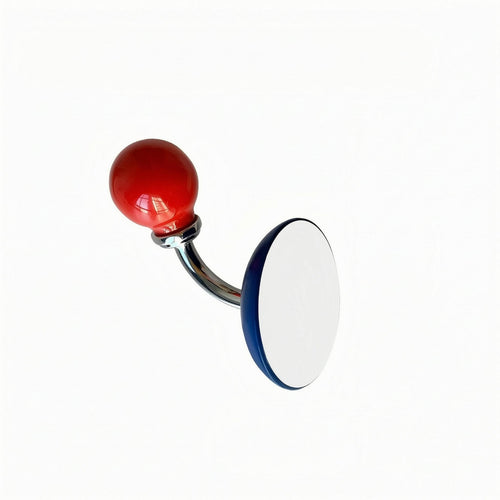 Round Hook No Spherical Knob Hook Chrome-Colored