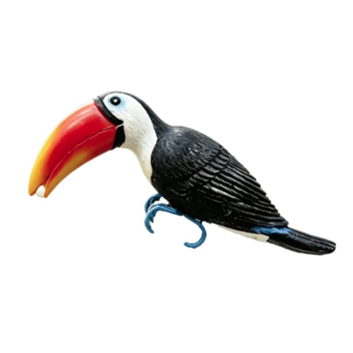 Resin Toucan Colorful Toucan Ornament Detailed for Balconies, Patios