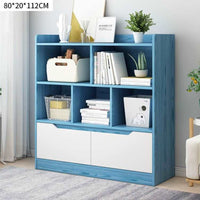Adjustable Width Bookcase Expandable Bookshelf Display Rack Tall Organizer Shelf with Multi-tier Storage Space-saving Wood Material Suitable for Living Room Bedroom Home Office Apartments Dorms
