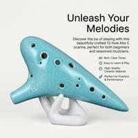 12 Hole Alto Musical Instrument for Beginners, Easy to Learn Ocarina with Beautiful Sound, Ceramic I - Image 8