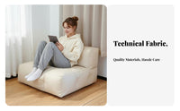 Comfortable Highspine Bean Bag Chair No Assembly Required Floor Seating Frameless Construction Indoor Furniture Ergonomic Design for pairs, Adults, Students