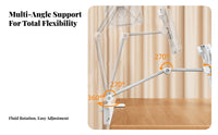 Adjustable limb Book Stand Foldable Design perusing Aid Sturdy Build for Musicians