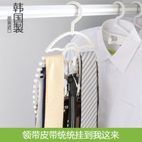Multi-functional Tie and Belt Hanger for Closet Organization