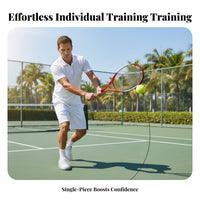 Tennis with Return Ball Easy to Use Solo Tennis Lightweight and Portable Athletic Gear for Beginners, Kids, Indoor, Backyard, Park