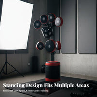 Multi-Target Boxing Stand Multifunctional Boxing Training Station Stable Base Adjustable Training Target for Fighters, Beginners, Home Gym, Workout