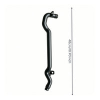 Molded Engine Coolant Hose Pre-Shaped Coolant Line Hose Curved Vehicle Parts Rubber for Mechanics, Car Owners, Cooling System Repair