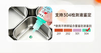 304不锈钢分装盒食品保鲜盒可微波炉加热餐盒冷冻食物密封收纳盒