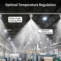 Stainless Steel Spray Tip for Construction Site, Low Pressure Misting Spray Nozzle, Water Spray Head for Greenhouse, 304 Stainless Steel Mist Nozzle