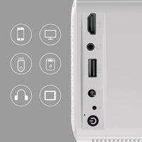 Portable Mini Display Device Compact Cube Display Device for Movie Nights, Bedroom