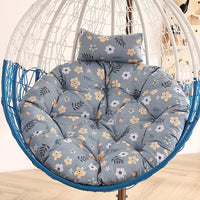 Washable Hanging Egg Chair Cushion Removable Cover Nest Chair Replacement Cushion Easy to Clean for Adults, Kids, Patio, Garden, Living Room