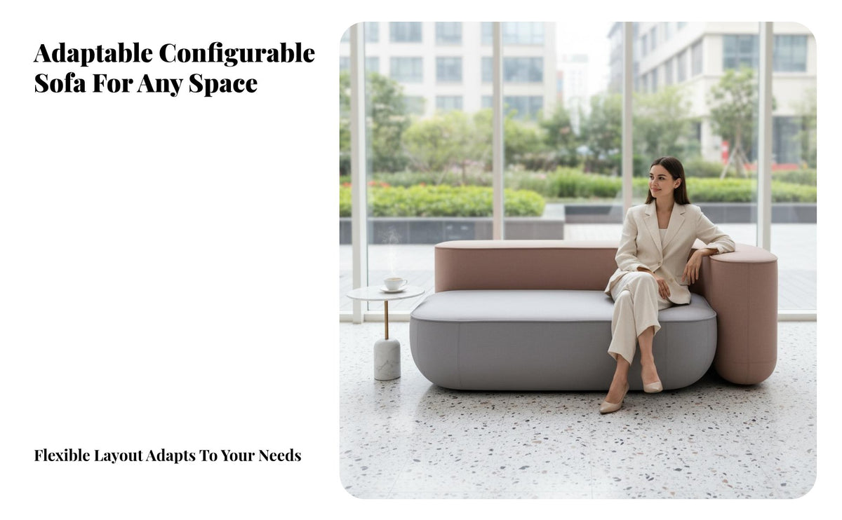 Nordic aesthetic Irregular Block Sofa Color-Blocked Design sectional Seating flexible Combination Lounge Furniture Creative Look for Interior Designers, Apartment Dwellers, Hotel Lobby, spa lounge, Office Reception Area, Living Room