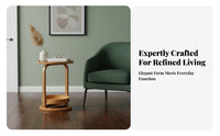 Round Side Table Light Luxury Feel Round Tripod Table century-inspiredera Modern Design