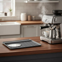 Espresso Machine Topper Mat Shielding Tamper Mat with Storage Area Waterproof