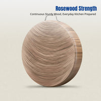 Rosewood Cutting Board, Durable Antibacterial Wood Chopping Board, Thick Whole Wood Butcher Block for Home & Commercial Kitchens