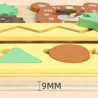 Wooden Montessori Busy Board for Kids Hand-Eye Coordination Early Learning
