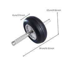 Fitness Wheel Knurled Ab Training Wheel Heavy-Duty Workout Roller for Fitness Enthusiasts