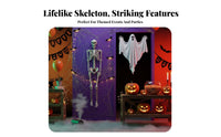 Full Body Skeleton Decoration Easy to Hang Hanging Skeleton Ornament for Yard