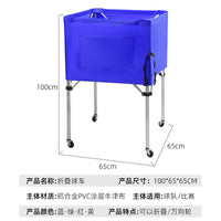 Mobile Volleyball Cart, Basketball Cart, Soccer Ball Cart, Stainless Steel Portable Storage Cart Foldable