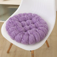 Soft Chair Cushion Thickened Soft Chair Pad Solid Color for Tatami, Students