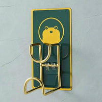 Stainless Steel Basin Rack, Suction Cup Basin Rack for Wall Mounted Basin Rack, Cartoon Layout Saving Washroom Kitchen Laundry Organizer