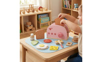 Wooden Bread Maker Toy Compact Tabletop Bread Maker Toy Rounded Edges for Children