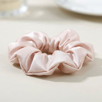 Scrunchies for Women Silk Ties, High Elastic Ponytail Holders for Girls, Large Scrunchie Set for Bun Hairstyle, 2 Pack