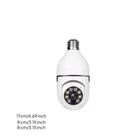 Motion Detection Light Bulb Security Camera Smart Light Bulb Camera Distant Viewing Local Recording for Indoor Surveillance, Baby Monitoring