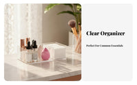 Multi-Compartment Vanity Organizer Space-Saving Multi-Compartment Vanity Tray