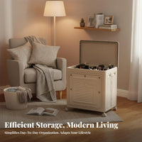 Rolling foldable Laundry Basket With casters Household Storage Space-Saving