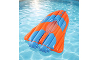 Inflatable Water Board with Window Two-chamberChamber Inflatable Surfboarding Easy to Inflate Pool Lounger with Handles for Kids, Young Children
