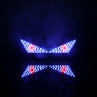 LED Motorcycle License Plate Light Universal Fit Motorcycle Light with Mounting Tabs Sporty Compact for Riders