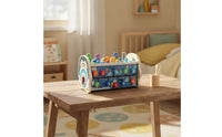 Multifunction Wooden Activity Toy with Clock Cognitive Wooden Hammering Toy Safe Whack-Acritter Game Colorful for Toddlers, Playroom, Classroom