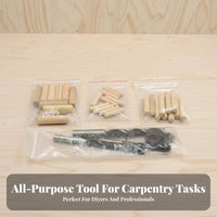 Straight Hole Guide Wear-Resistant Metal Bushings Handheld Doweling Jig Accurate Positioning Straight Hole Drill Guide for Cabinetry, Workshop