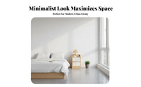 Narrow Bedside Cabinet Space-Saving Nightstand adaptable for Bedroom, residents