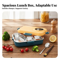 Stainless Steel Insulated Lunch Box, Leakproof Bento, Portable Food Container