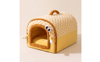Pet Tunnel Bed Heatedcat Hideaway Soft Pet House for Bedroom