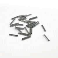 10 Pieces Metal Railway Track Connector Strip Narrow Model Train Track Connector Silver