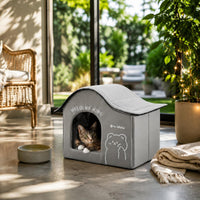 Ice Pack Pet House Insulated Summer Cooling Dog House Portable for Hot Weather