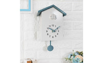 Cuckoo Wall Clock Nordic Style Modern Cuckoo Clock Hourly Chime Home Decor for Living Room, Bedroom, Office