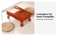 Carved Leg Floor Table European design Household Furniture adaptable Vintage Aesthetic for Adults, Bay bay Area, Office