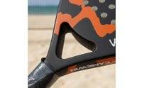 Carbon Fiber Beach Racket Ergonomic Grip Professional Sand Court Paddle Sport Paddle High Spring Responsive Tennis Paddle for Adults, Competition