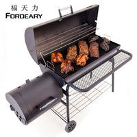 福天力家用庭院烧烤架碳烤炉bbq熏烟工具外贸出口批发（可定做）