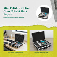 Glass polisher removes windshield marks