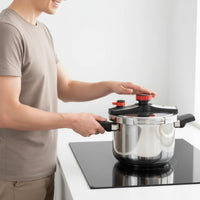 Safety Antiburst-Resistant 304 Stainless Steel Pressure Cooker Thickened Body Gas Induction Pressure Cooker Cookware