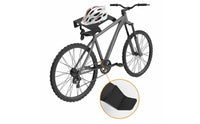 Wall-Mounted Cycle Rack Hooked Arms Folded Metal Bike Rack Space Saving